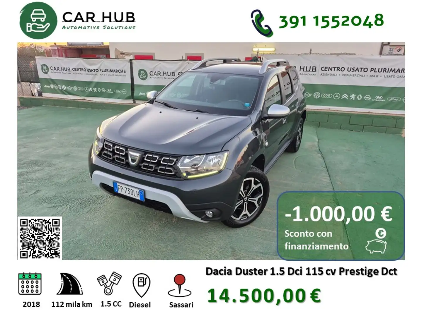 Dacia Duster Duster 1.5 dci Prestige 4x2 s Grigio - 1