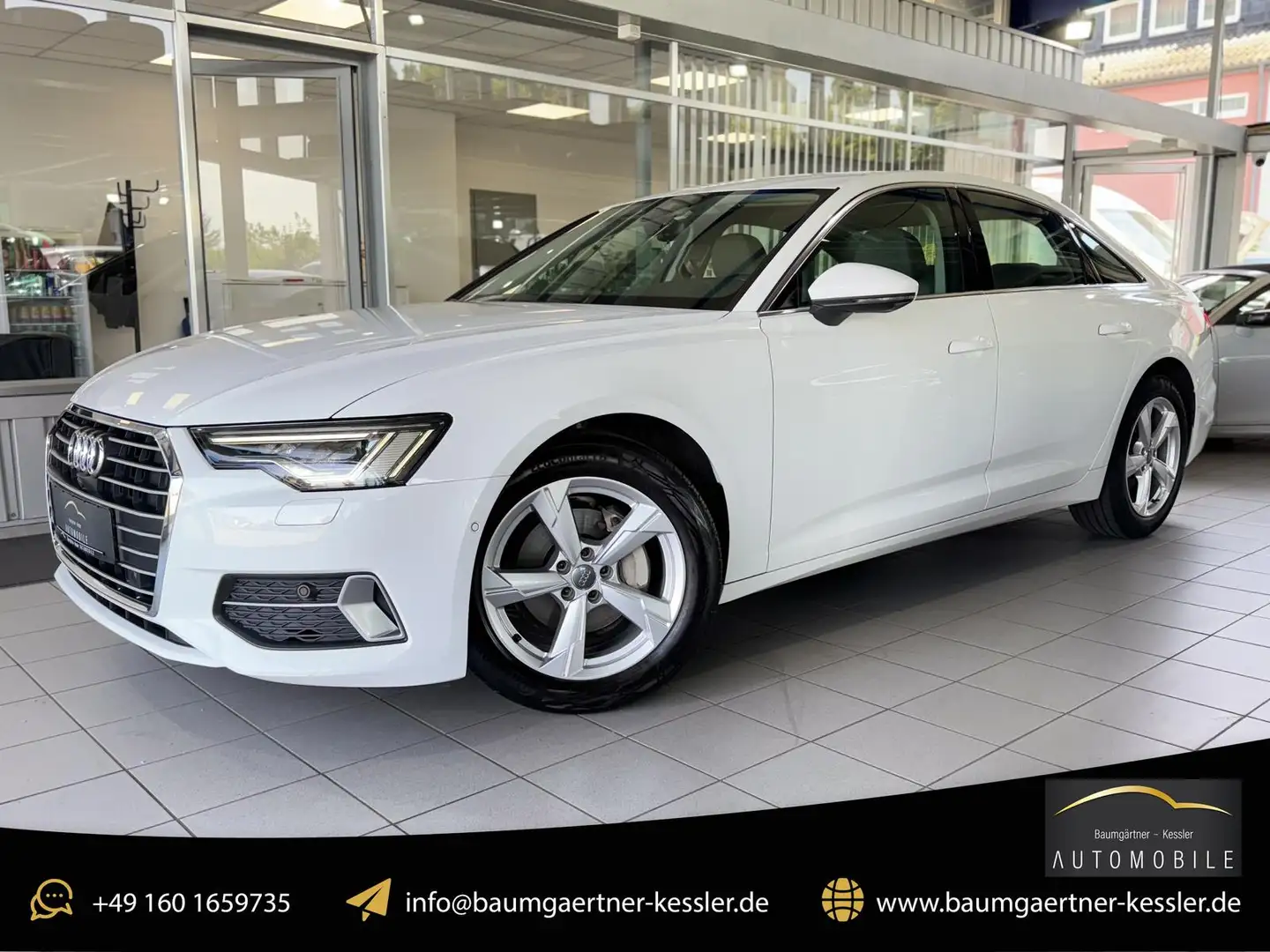 Audi A6 40 TDI S-TRONIC LIMO SPORT LED KAMERA CARPLAY Weiß - 1