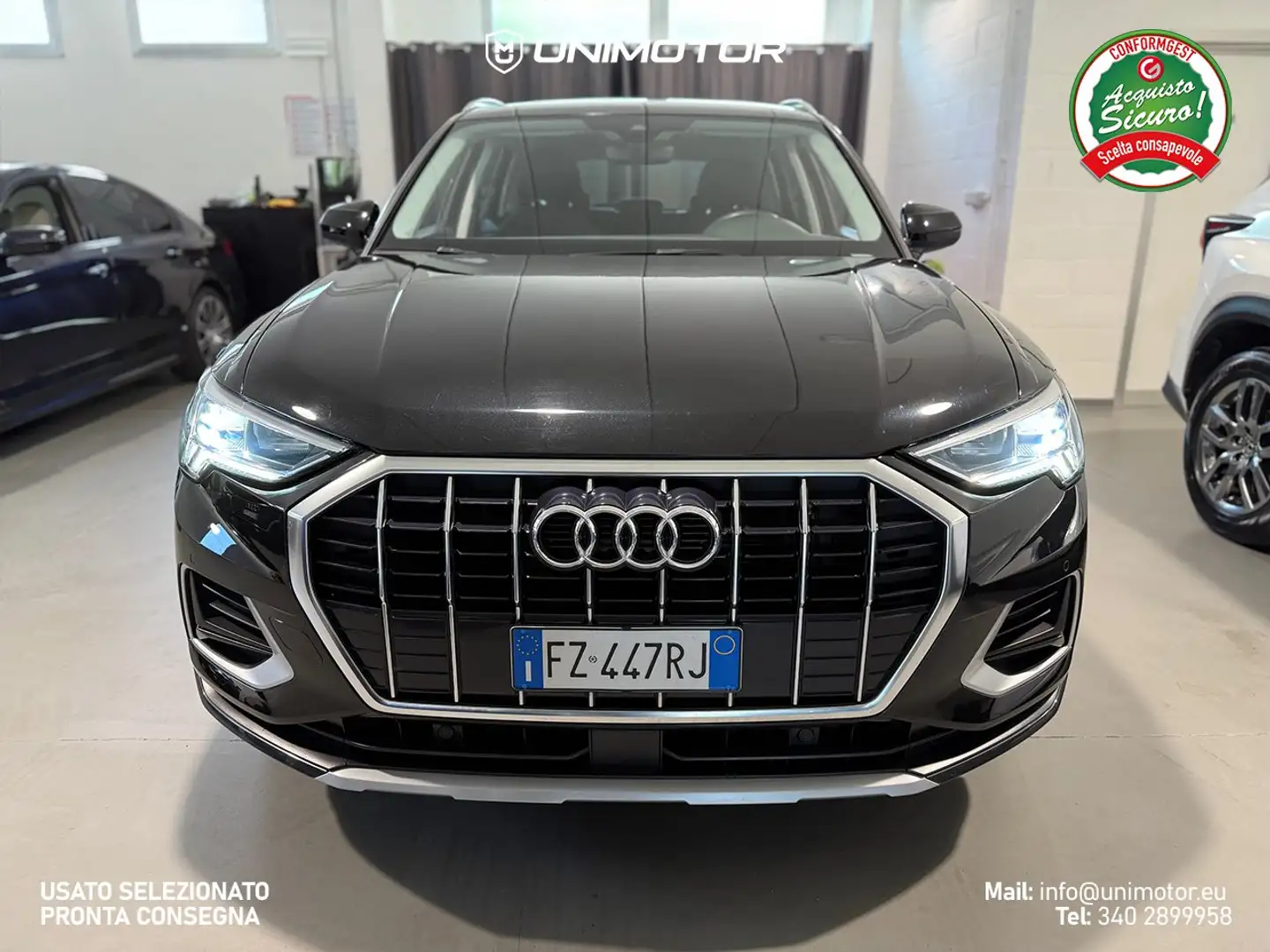 Audi Q3 Advanced 35 2.0 TDI 150cv S-tronic - IVA esposta Zwart - 2