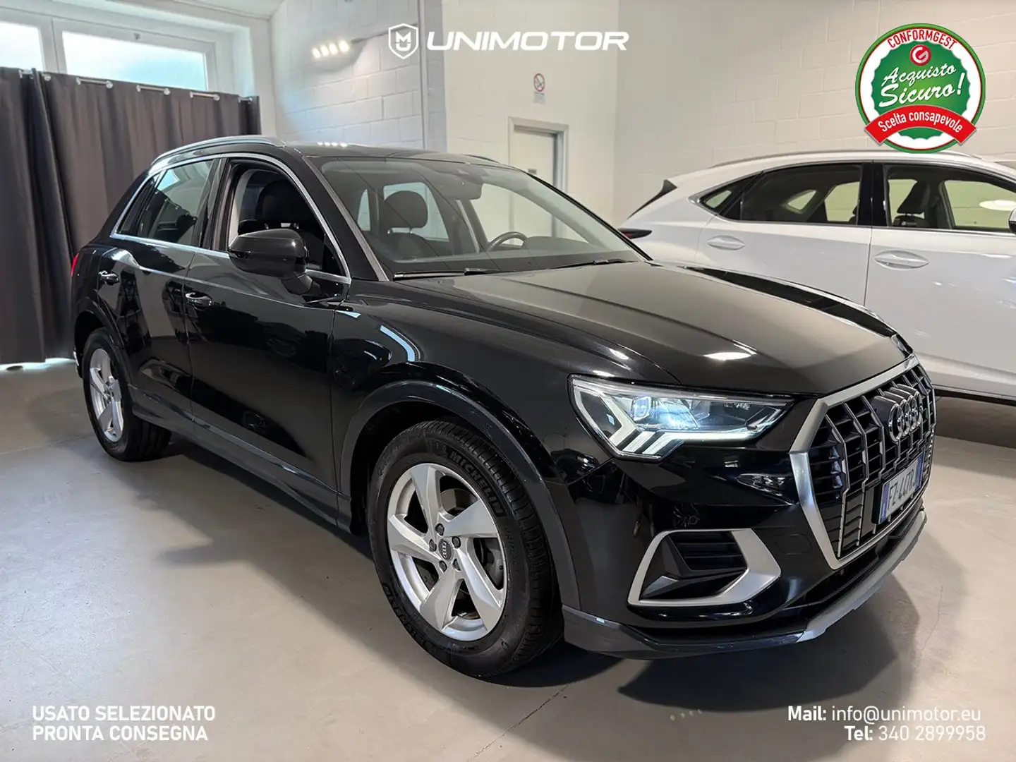 Audi Q3 Advanced 35 2.0 TDI 150cv S-tronic - IVA esposta Zwart - 1