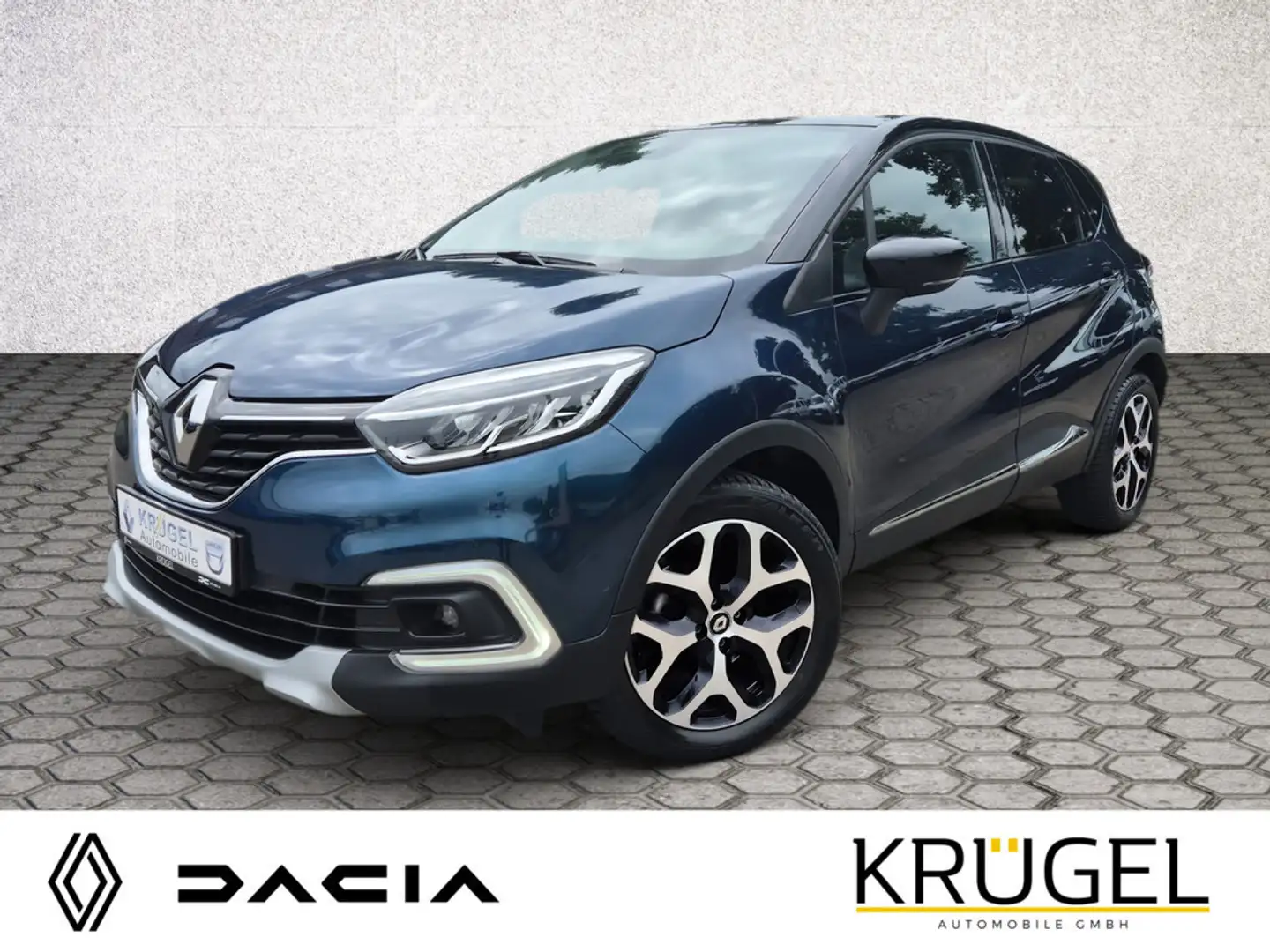 Renault Captur TCe 150 EDC GPF INTENS mit Panoramadach Blau - 1