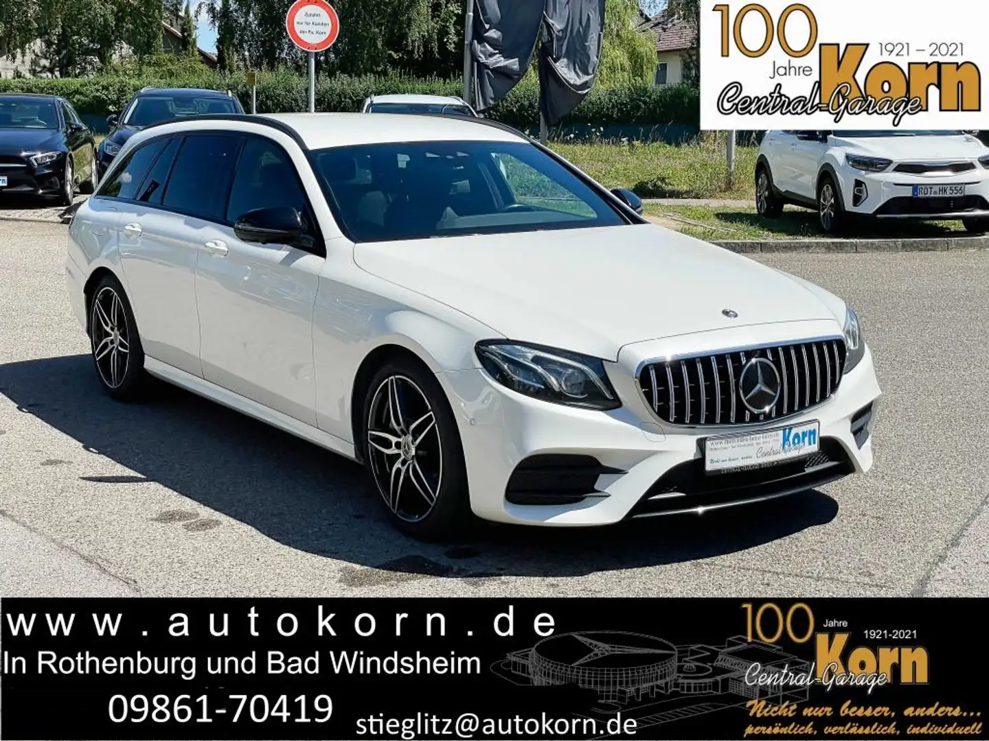 Mercedes-Benz E 350 d T AMG NightP AHK HeadUp Multi/LED 360K Weiß - 2