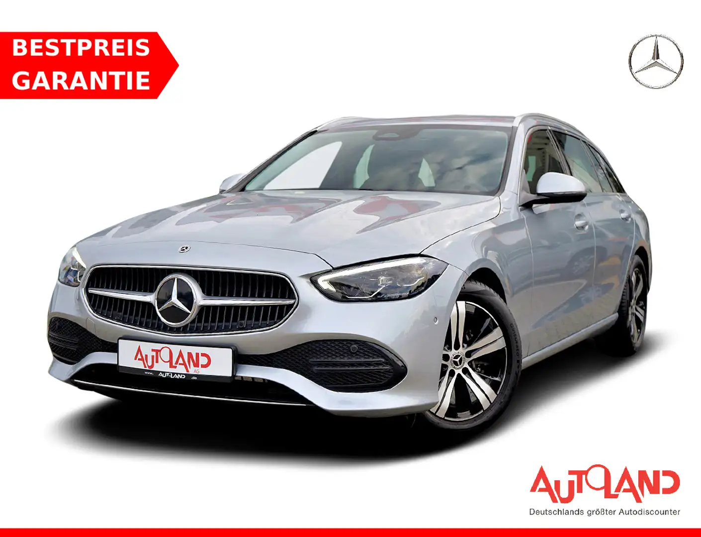 Mercedes-Benz C 200 C200 T-Modell Avantgarde 9G-Tronic LED Kamera Silber - 1