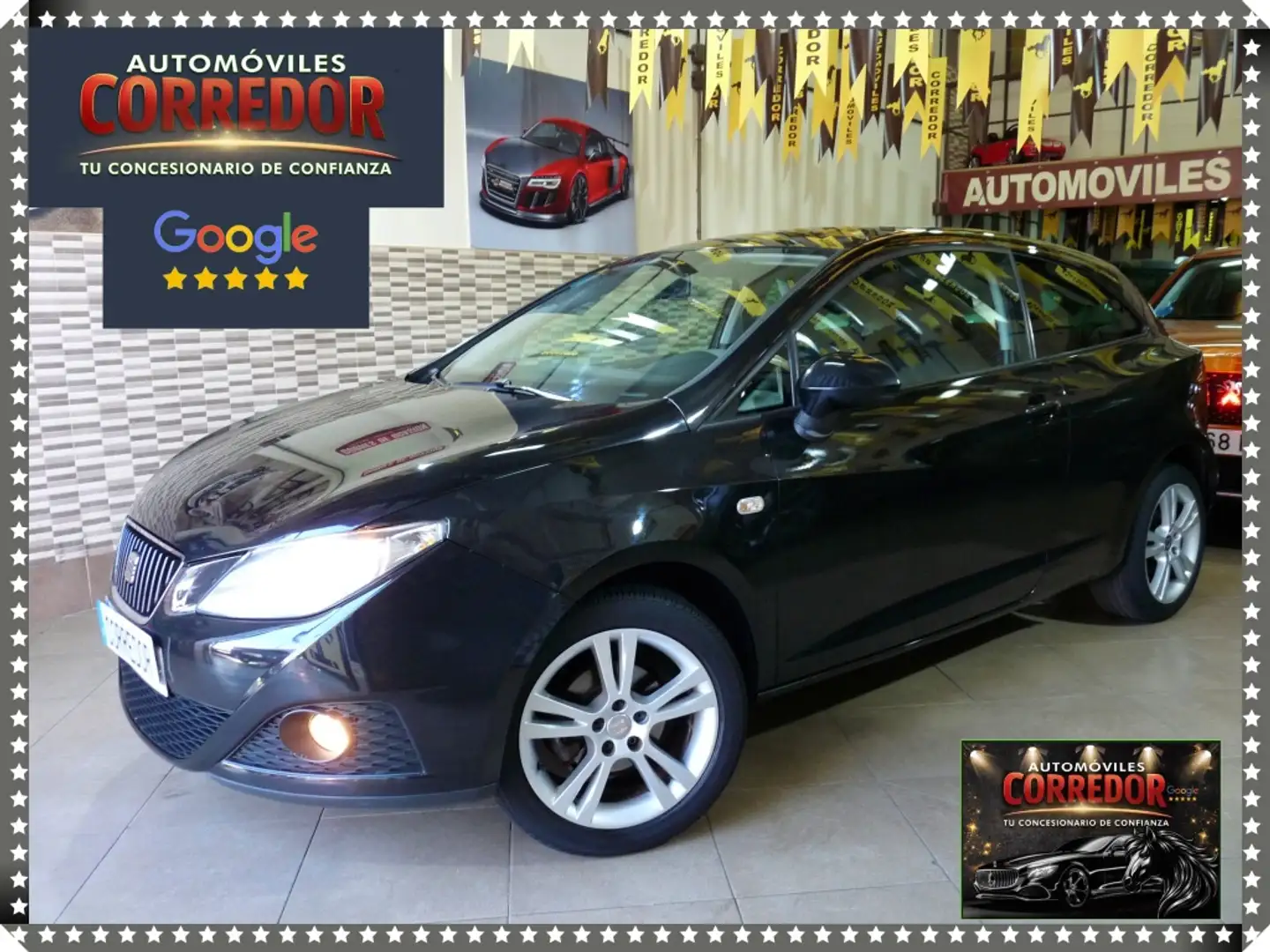 SEAT Ibiza SC 1.6 Style DSG Schwarz - 1
