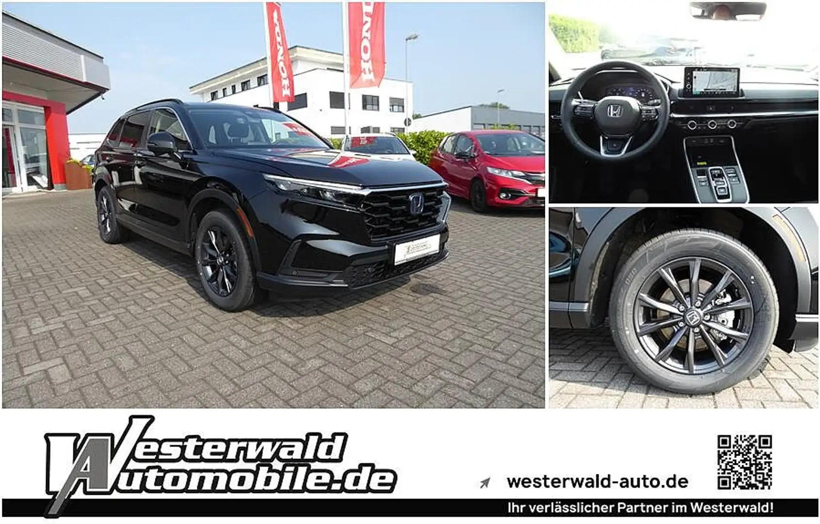 Honda CR-V Hybrid e:HEV 2.0 i-MMD AWD Elegance / AHK Noir - 1