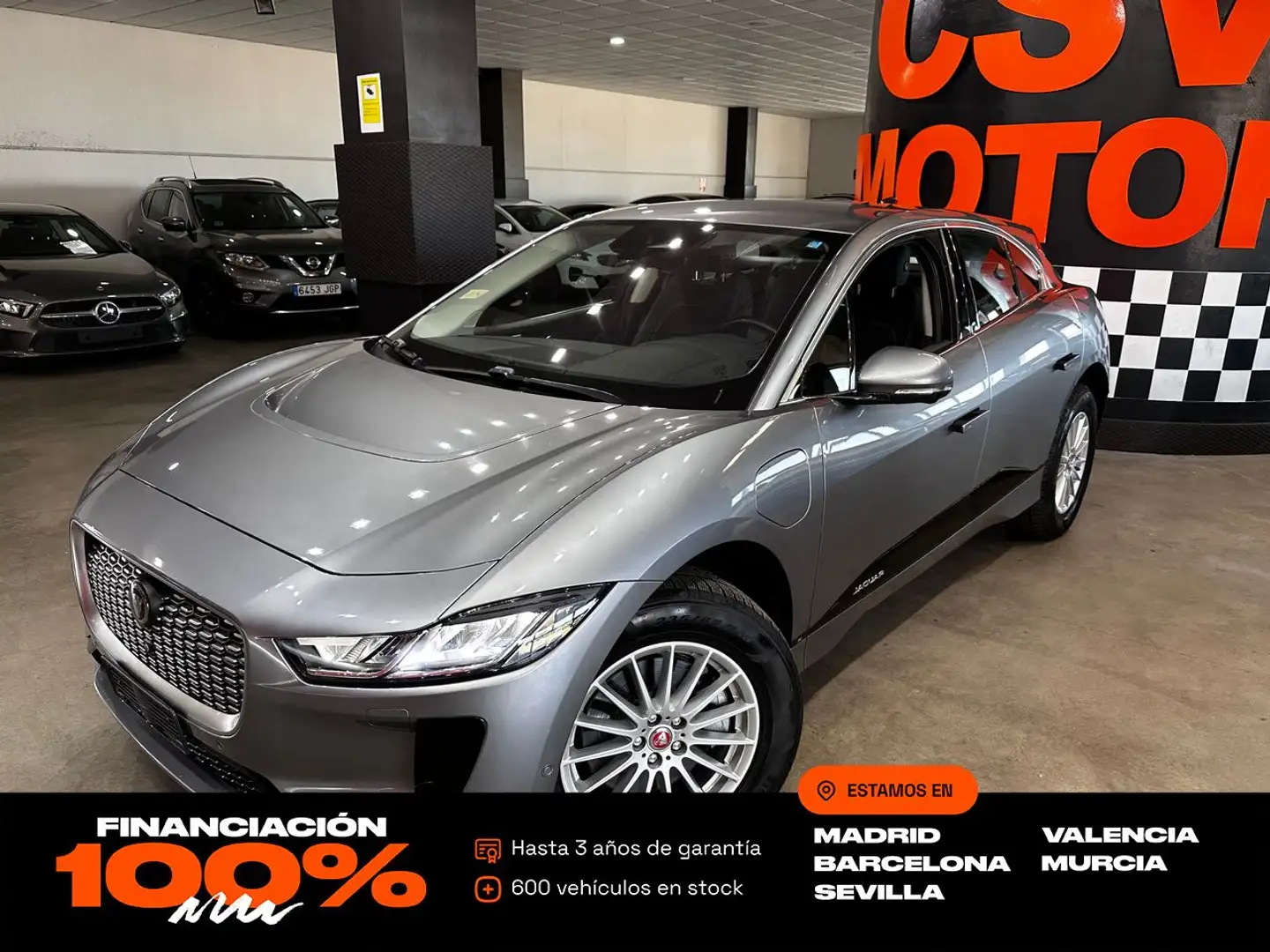 Jaguar I-Pace EV400 HSE AUTO 4WD Plateado - 1