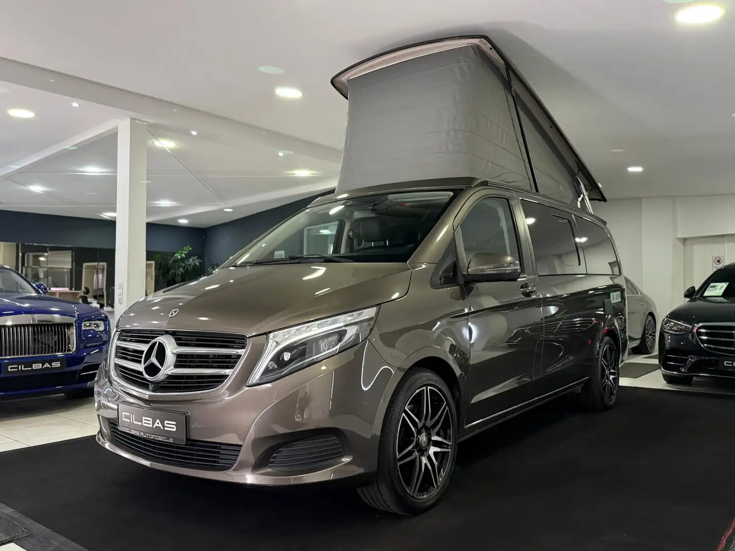 Mercedes-Benz V 250 d 4M MARCO POLO*WOHNMOBIL*KÜCHE*KAMERA*LED Gris - 2