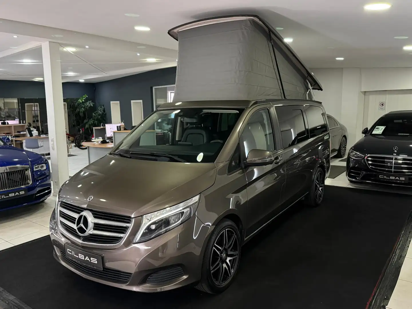 Mercedes-Benz V 250 d 4M MARCO POLO*WOHNMOBIL*KÜCHE*KAMERA*LED Gris - 1