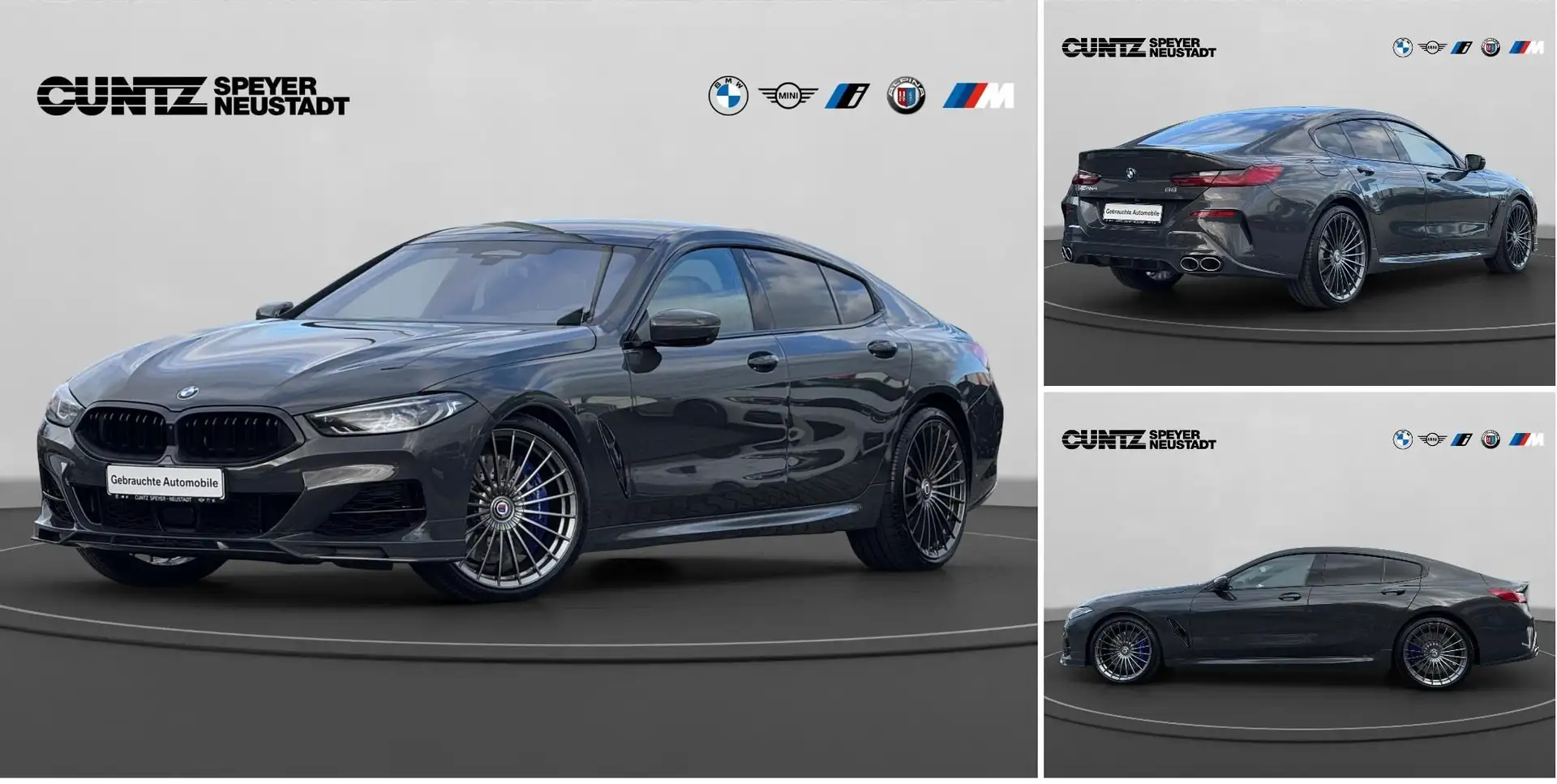 Alpina B8 Gran Coupé B&W HiFi Park-Drivingassist Panorama 36 Gri - 1