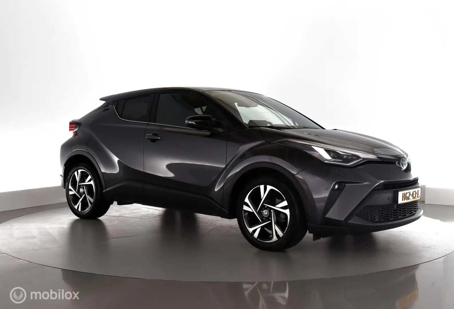 Toyota C-HR 1.8 Hybrid Dynamic leer|led|nav|dab|cam|ecc|acc|lm Gris - 2