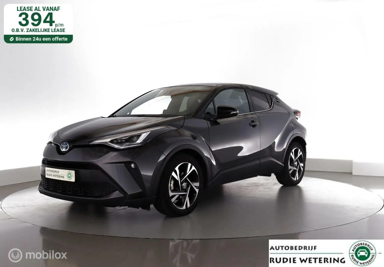 Toyota C-HR 1.8 Hybrid Dynamic leer|led|nav|dab|cam|ecc|acc|lm Gris - 1