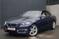 BMW 220 220i Luxury Line Navi Totwinkel Leder Keyless-Go Blauw - thumbnail 2