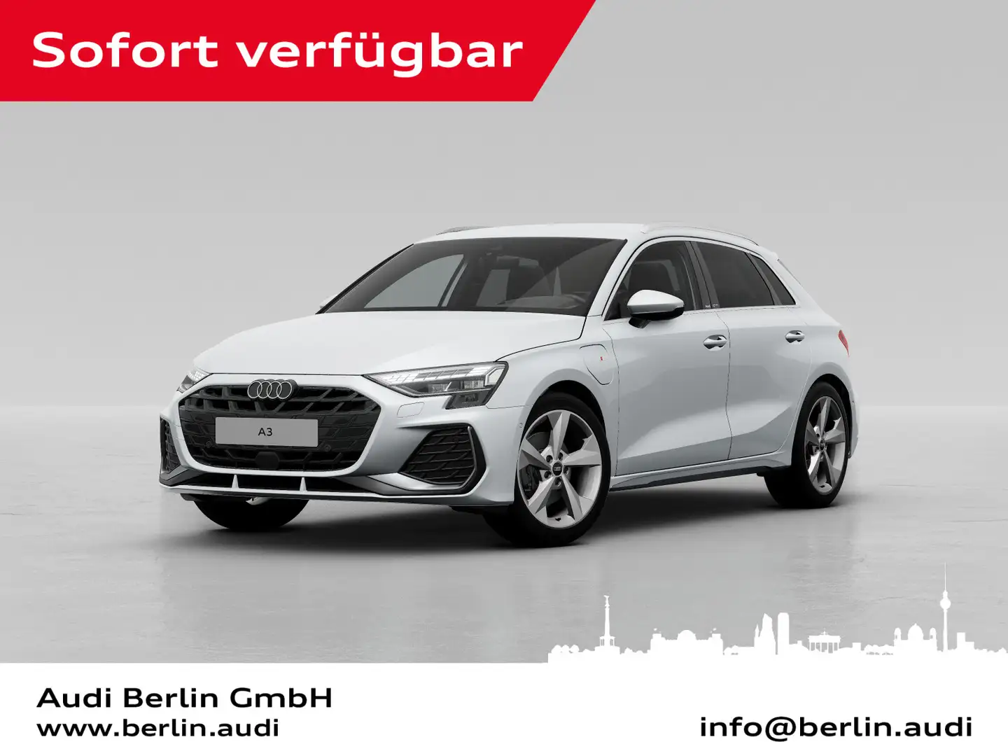 Audi A3 S line 40 TFSI e S tronic Weiß - 1