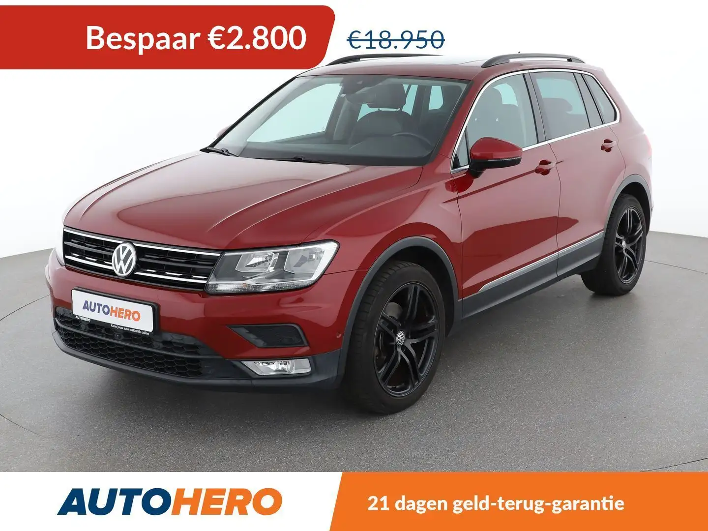 Volkswagen Tiguan 1.4 TSI ACT Comfortline BlueMotion Rood - 1