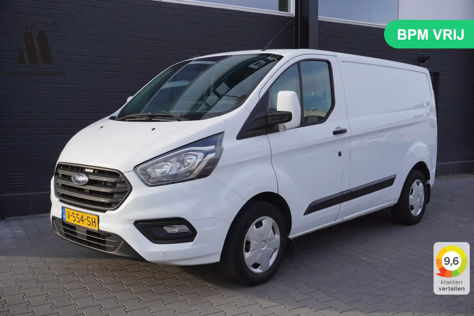 Ford Transit Custom 2.0 TDCI 130PK - EURO 6 - Airco - Navi - Cruise - Blanc - 1