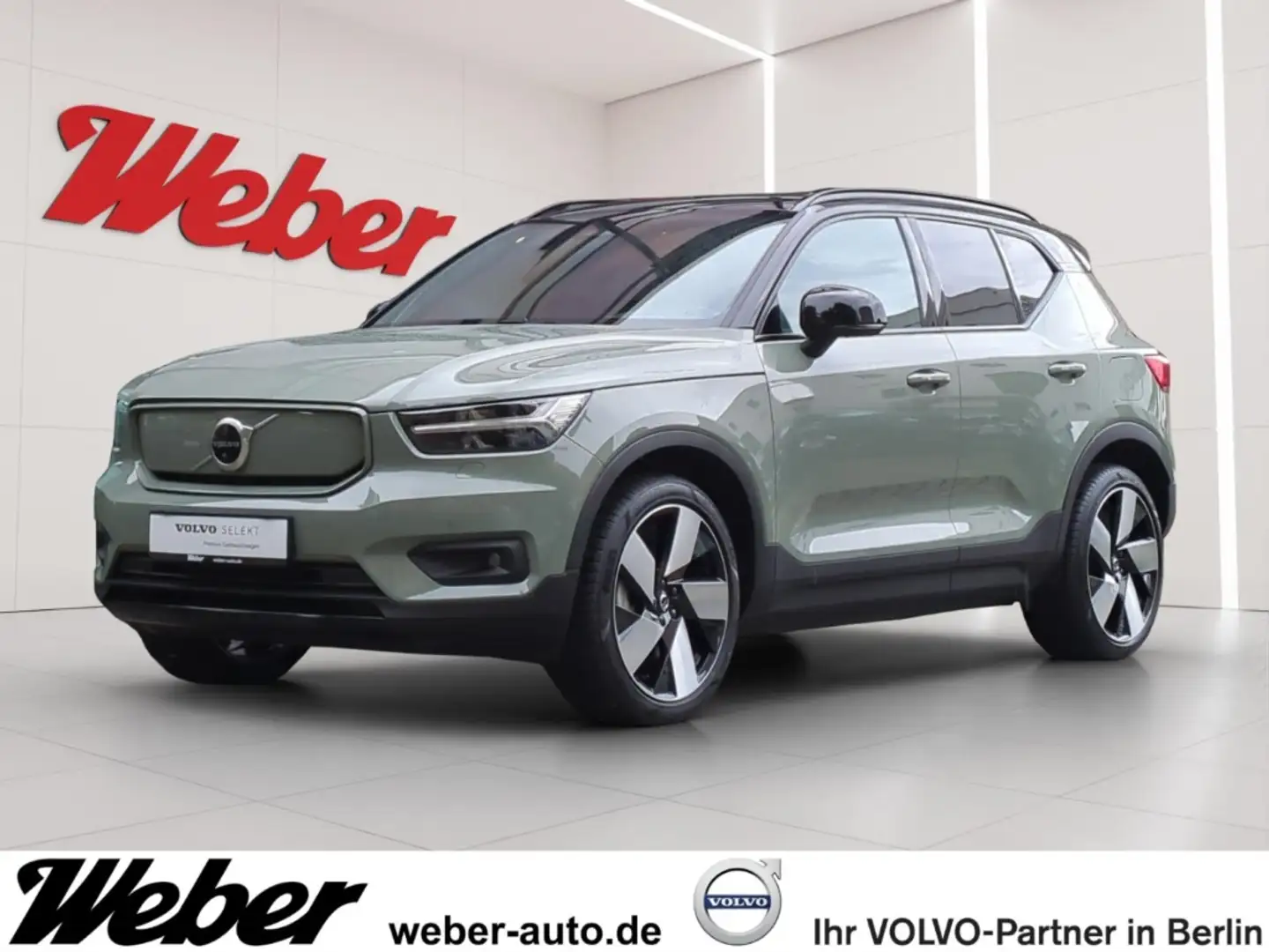Volvo XC40 P8 Twin Recharge R-Design *Pano*ACC*BLIS*HK*360* Grün - 1
