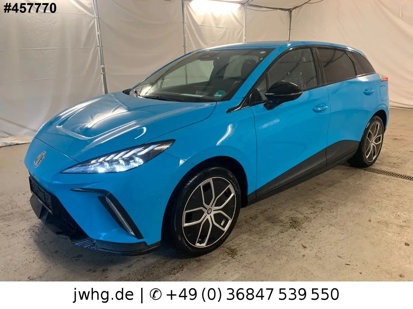 MG MG4 Luxury 64kWh Leder Navi 360° Wärmep Blau - 1