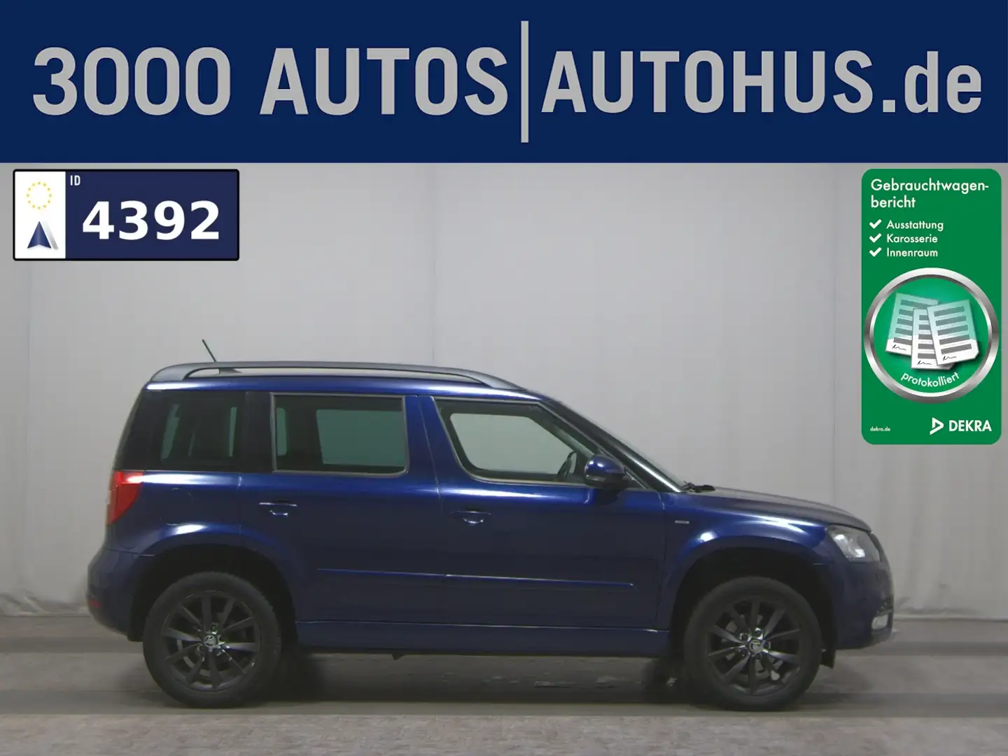 Skoda Yeti 1.2 TSI Xenon Navi AHK Rfk Sound HU 09/26 Blau - 1