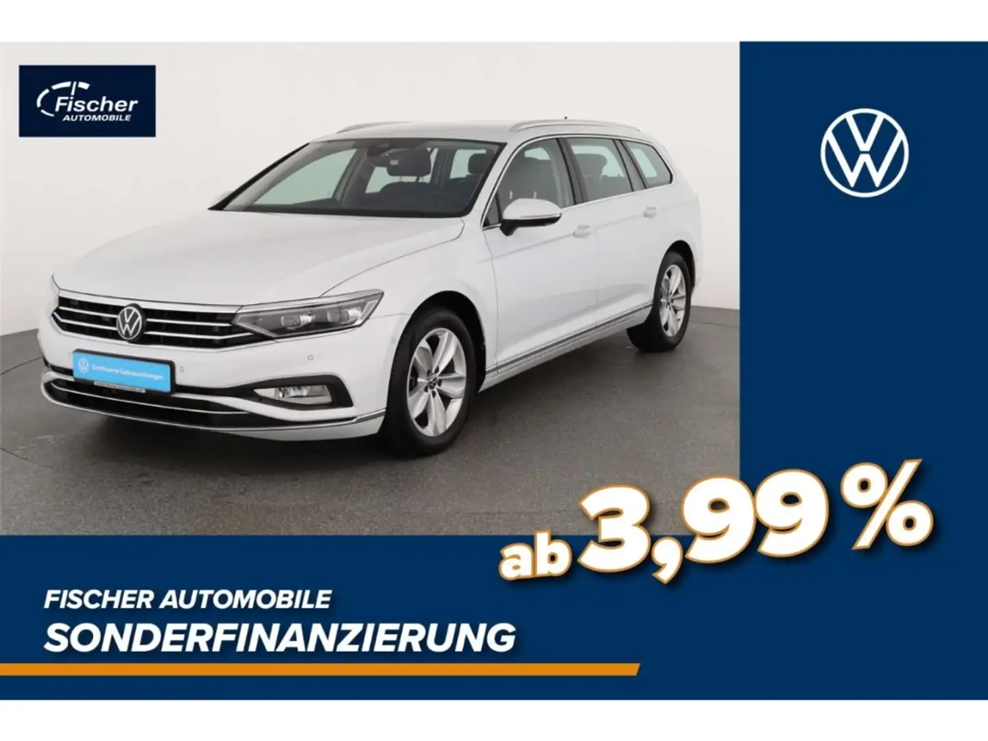 Volkswagen Passat Variant 2.0 TDI Elegance DSG AHK/Leder Weiß - 1