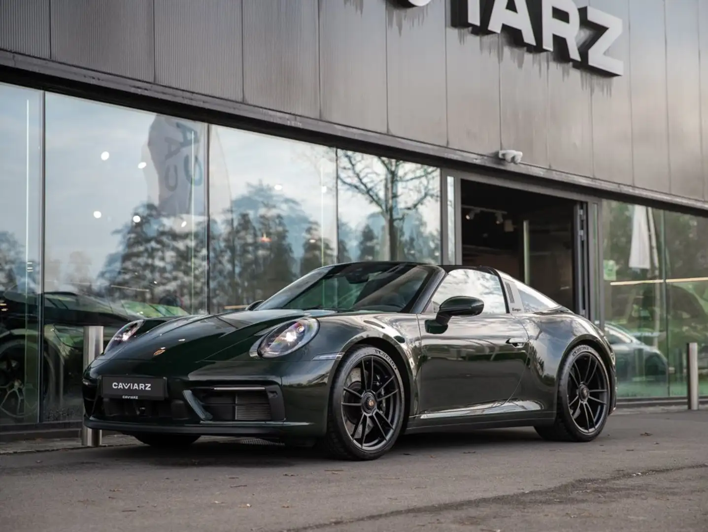 Porsche 992 TARGA 4GTS 480PK/PTS!/ACHTERAS/ACC/BOSE/18W/930/.. Groen - 1