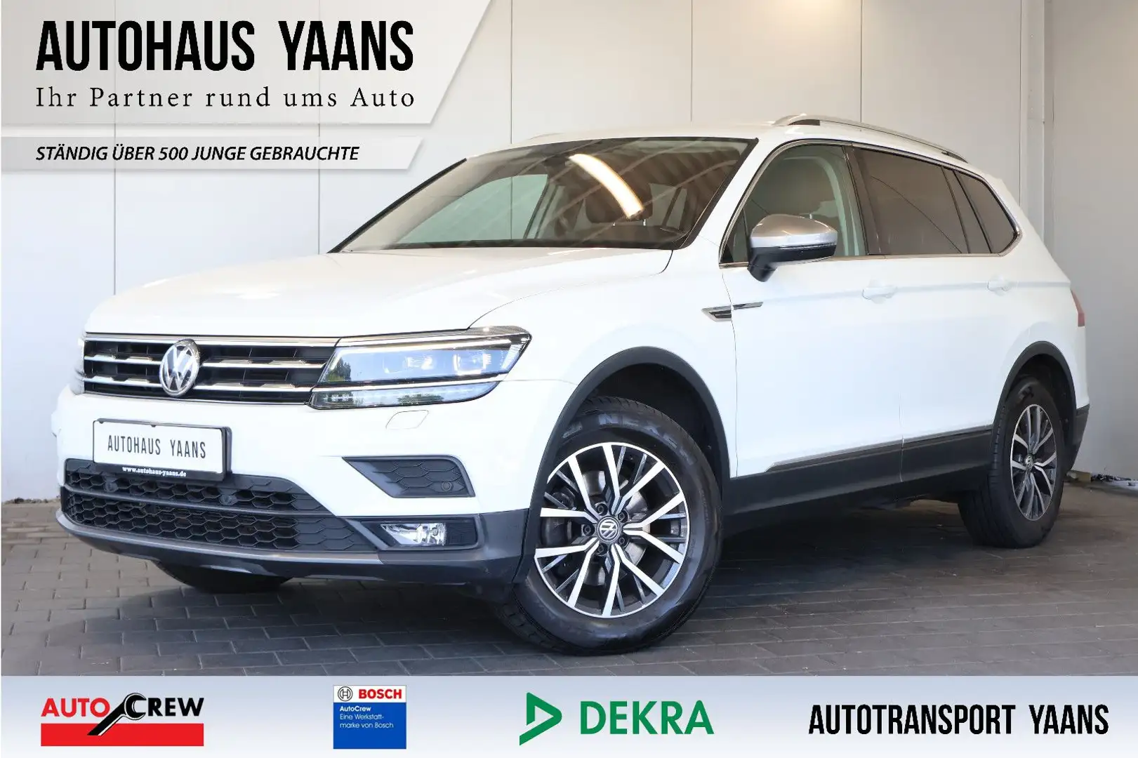 Volkswagen Tiguan Allspace 2.0 TDI Comf. AID+ACC+LED+AHK Weiß - 1