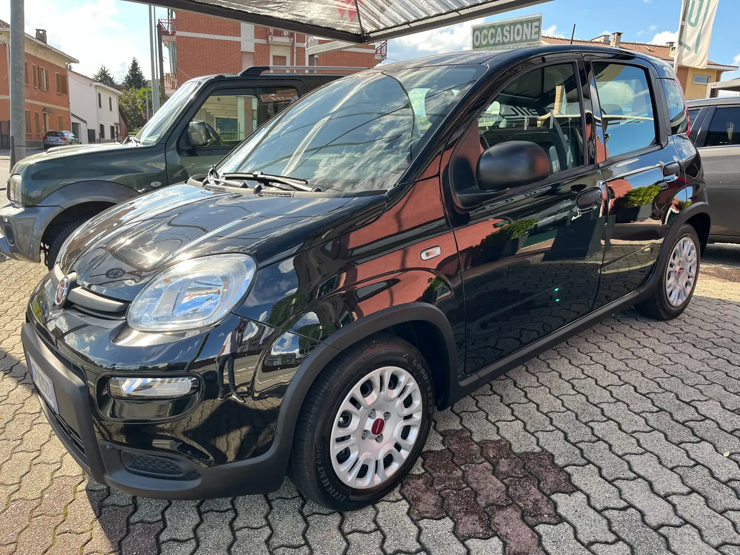 Fiat Panda Panda 1.0 firefly hybrid full optional no vincoli Zwart - 1