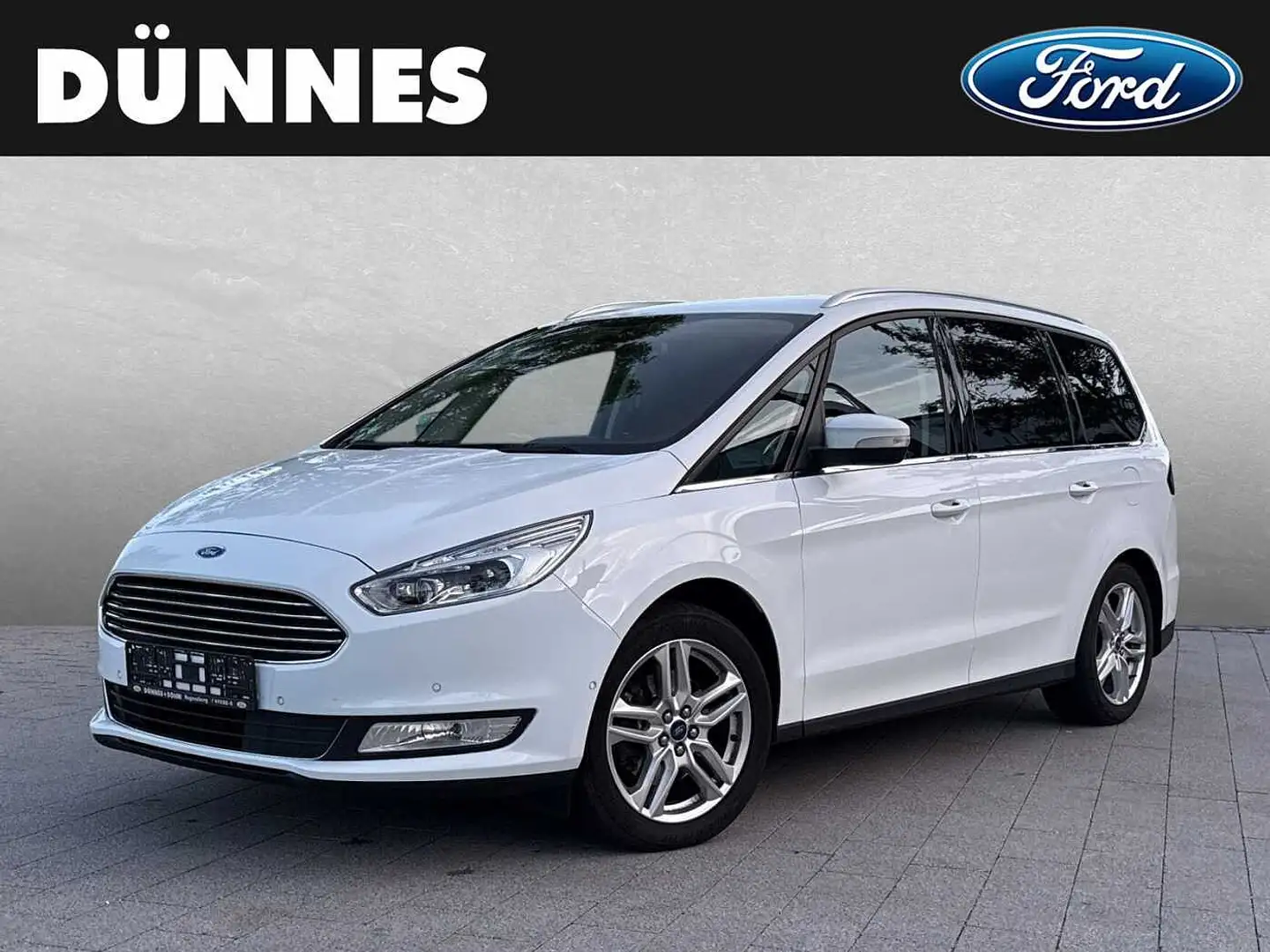 Ford Galaxy 2.0 TDCi Bi-Turbo Titanium *7-Sitzer* Weiß - 1