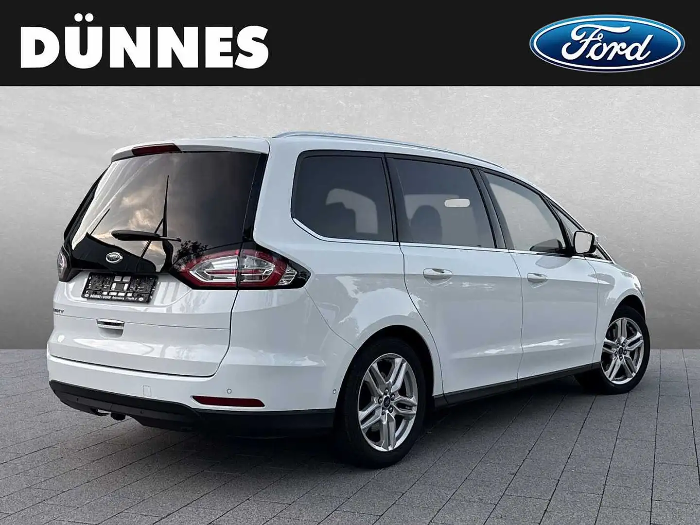 Ford Galaxy 2.0 TDCi Bi-Turbo Titanium *7-Sitzer* Weiß - 2