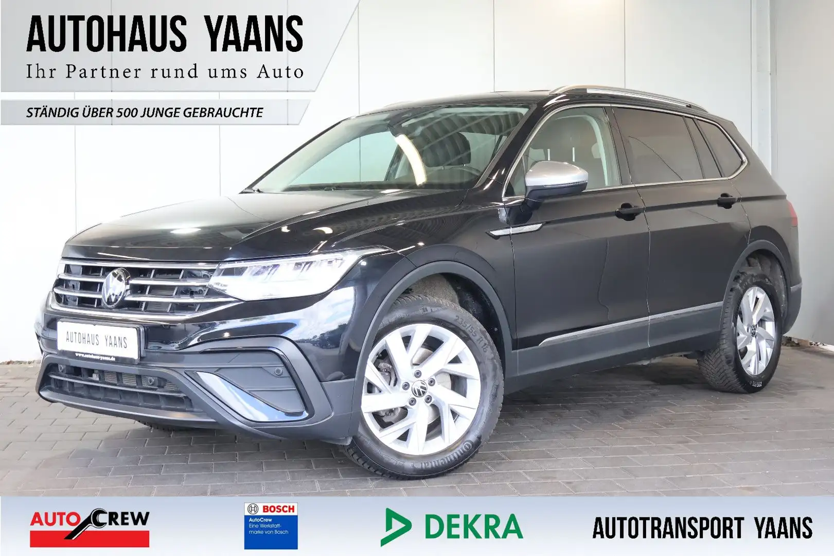 Volkswagen Tiguan Allspace 2.0 TDI Life AID+ACC+7 SITZE+AHK Schwarz - 1