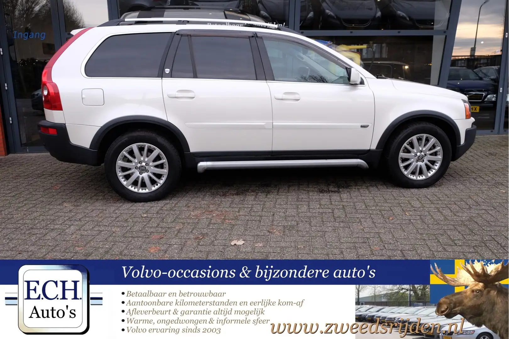 Volvo XC90 4.4 V8 315 pk Executive Automaat, Schuifdak, 2xDVD Wit - 2