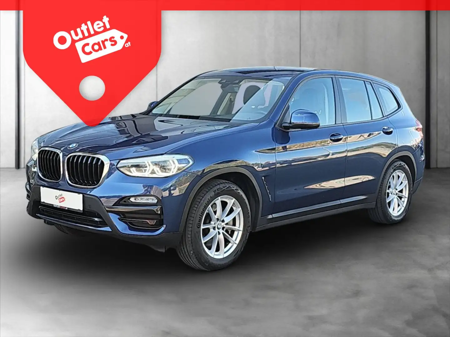 BMW X3 xDrive 25d Advantage LED+LEDER+NAVI+LM+PDC Blau - 1
