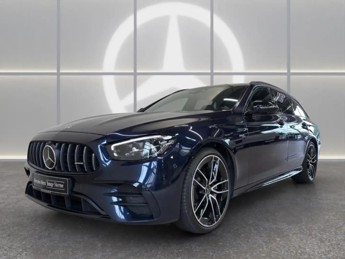 Mercedes-Benz E 53 AMG 4M T NIGHT+PERF.LENKR+BUS+DIST+BUR+360° Blau - 1