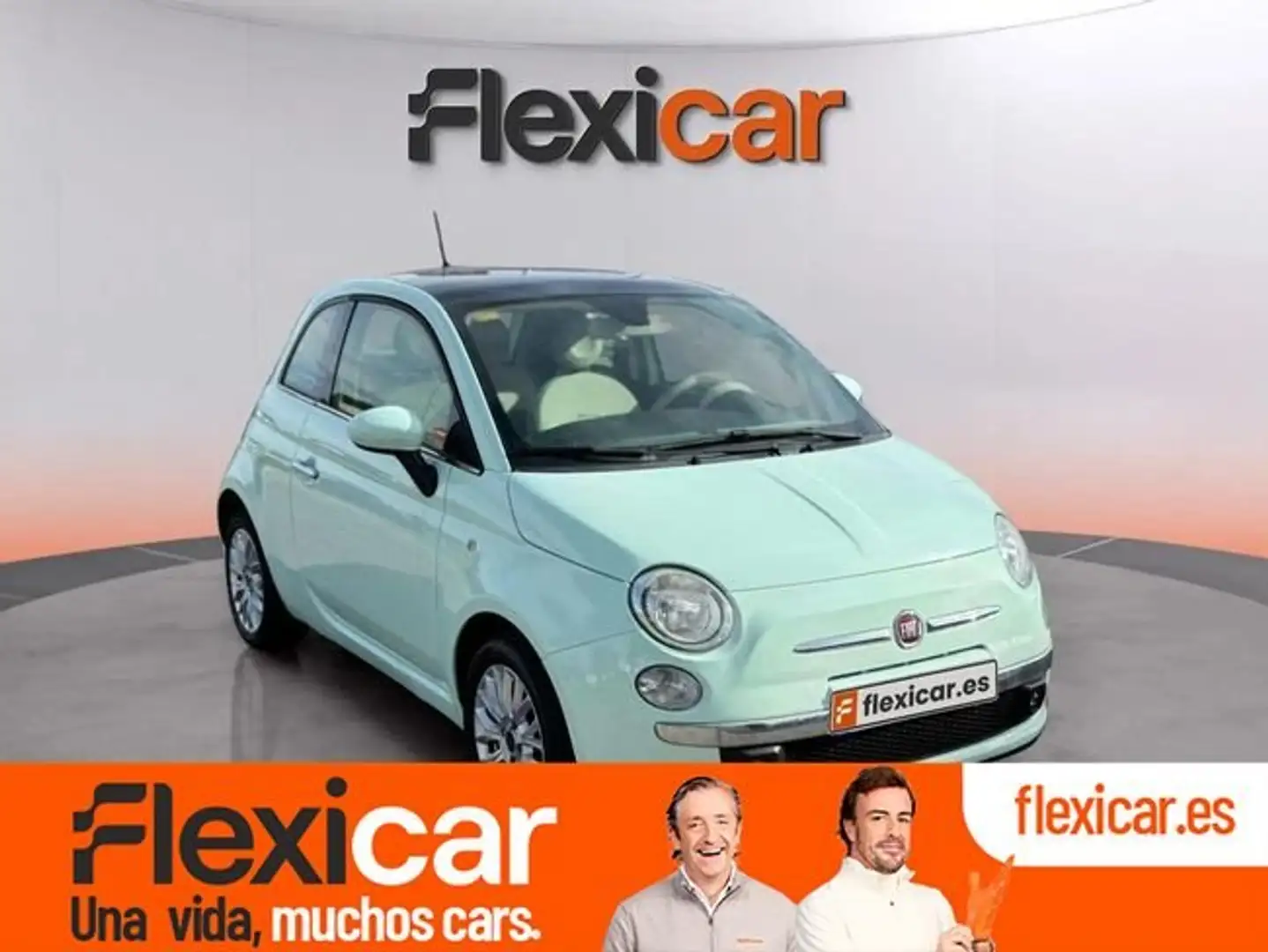 Fiat 500 1.2 Lounge Blau - 1