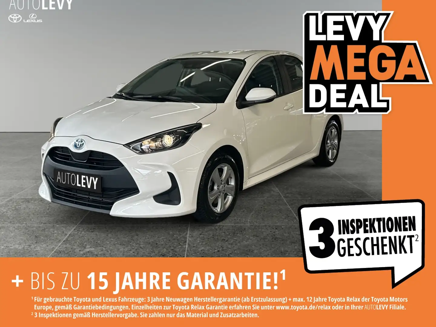 Toyota Yaris 1.5 Business Edition +Kamera+CarPlay+ Wit - 1