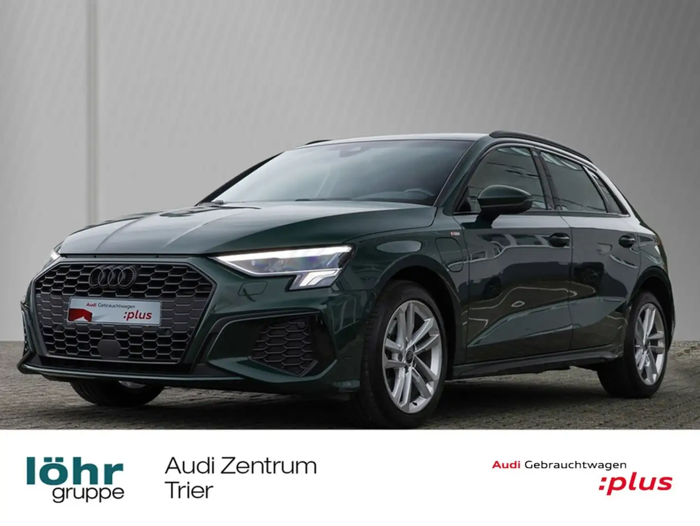 Audi A3 Sportback 40 TFSI e S line Grün - 1