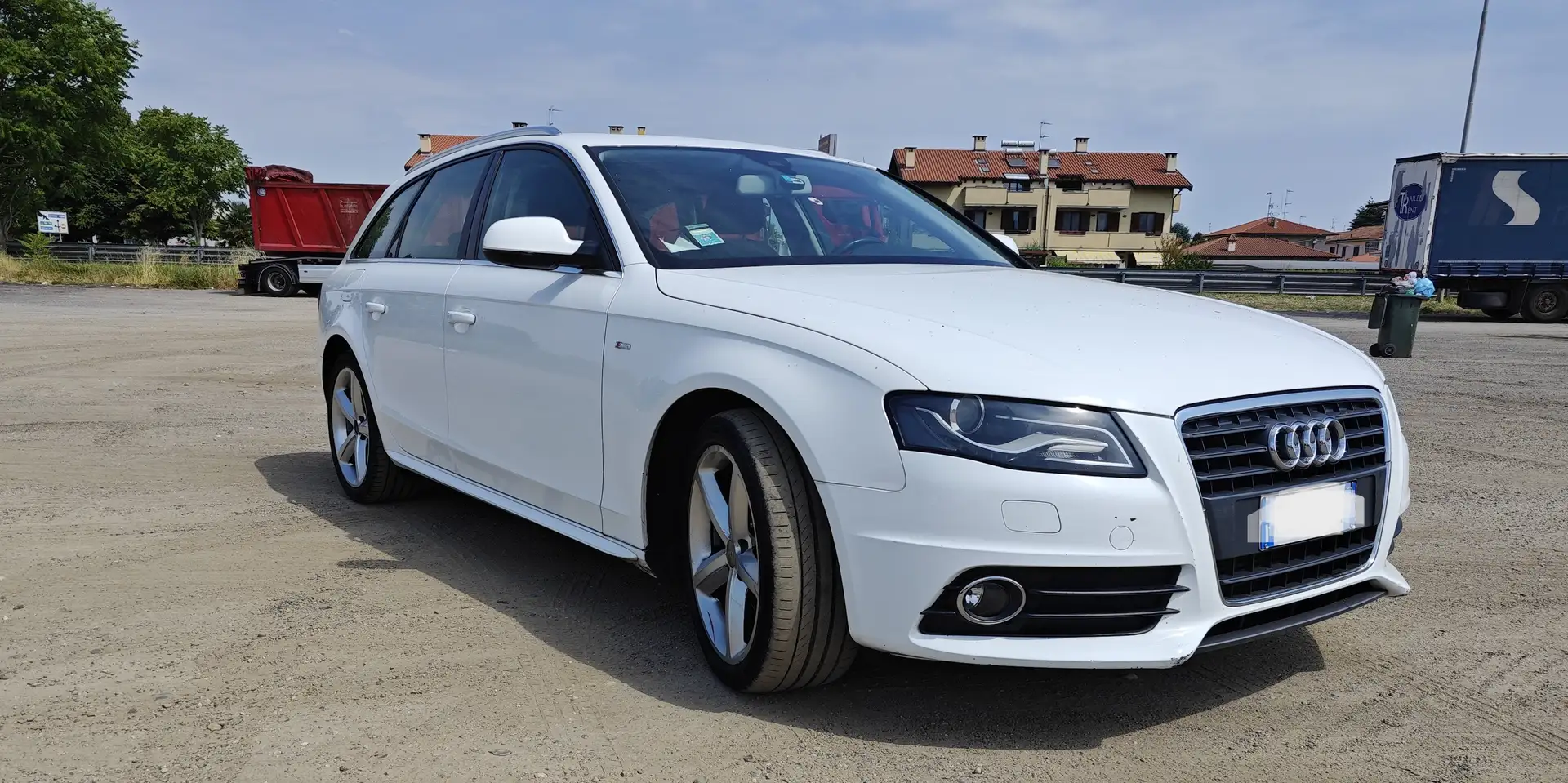 Audi A4 A4 IV Avant Avant 2.0 tdi S-Line multitronic fap Bianco - 2