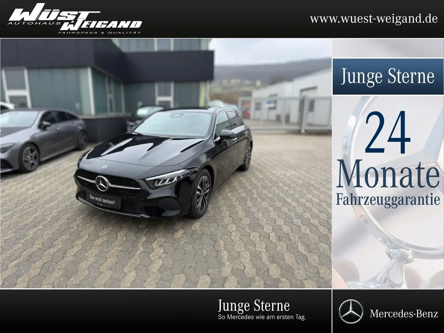 Mercedes-Benz A 200 Progressive Advanced+ AHK/Tot/Kamera/Ambie Schwarz - 1