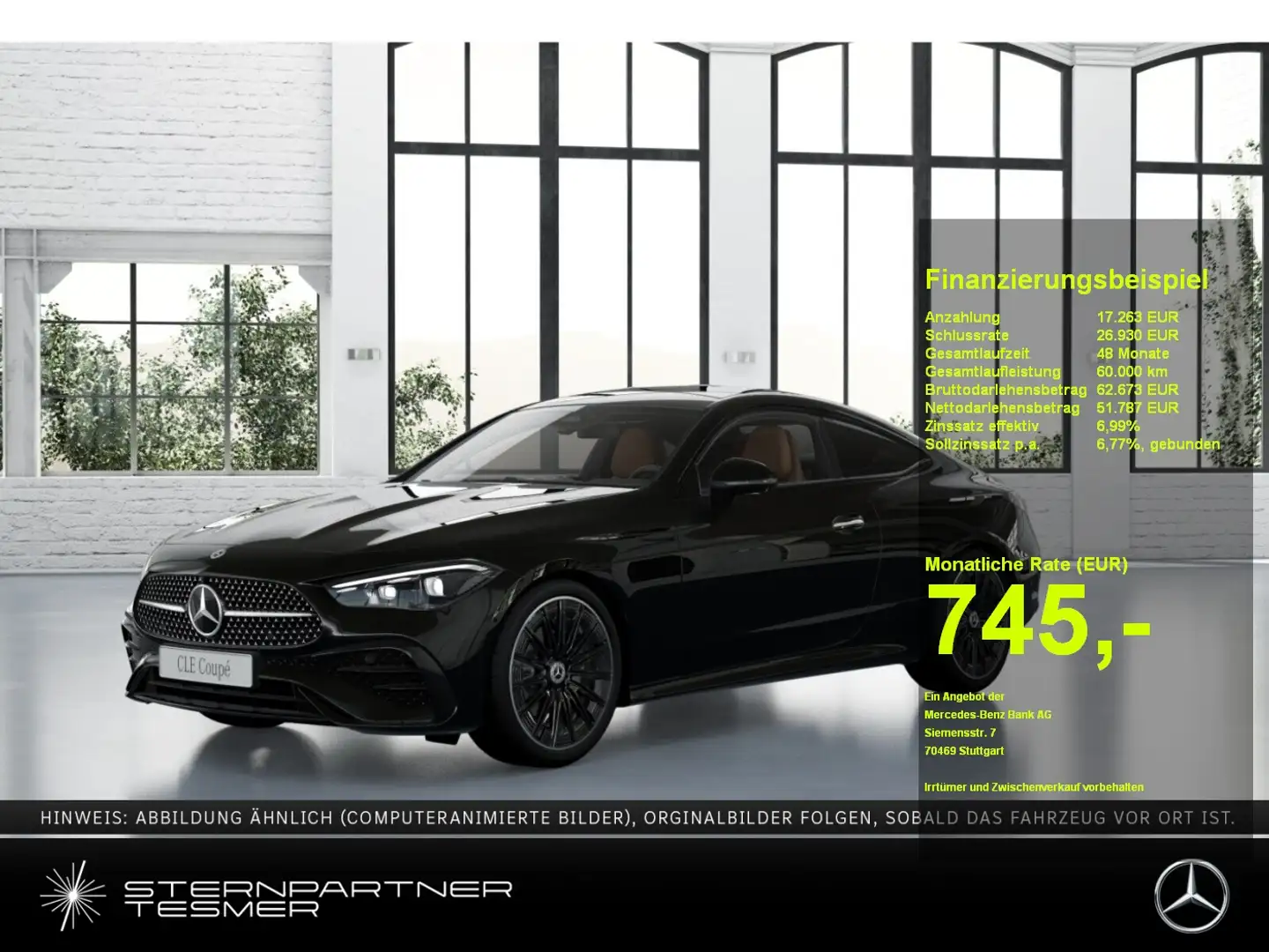 Mercedes-Benz CLE 200 Coupé #AMG #PANO #DIG. LIGHT #BURMESTER Siyah - 1