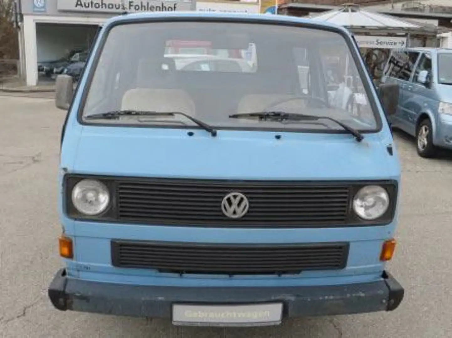 Volkswagen T3 DOKA Pritschenwagen Синій - 2
