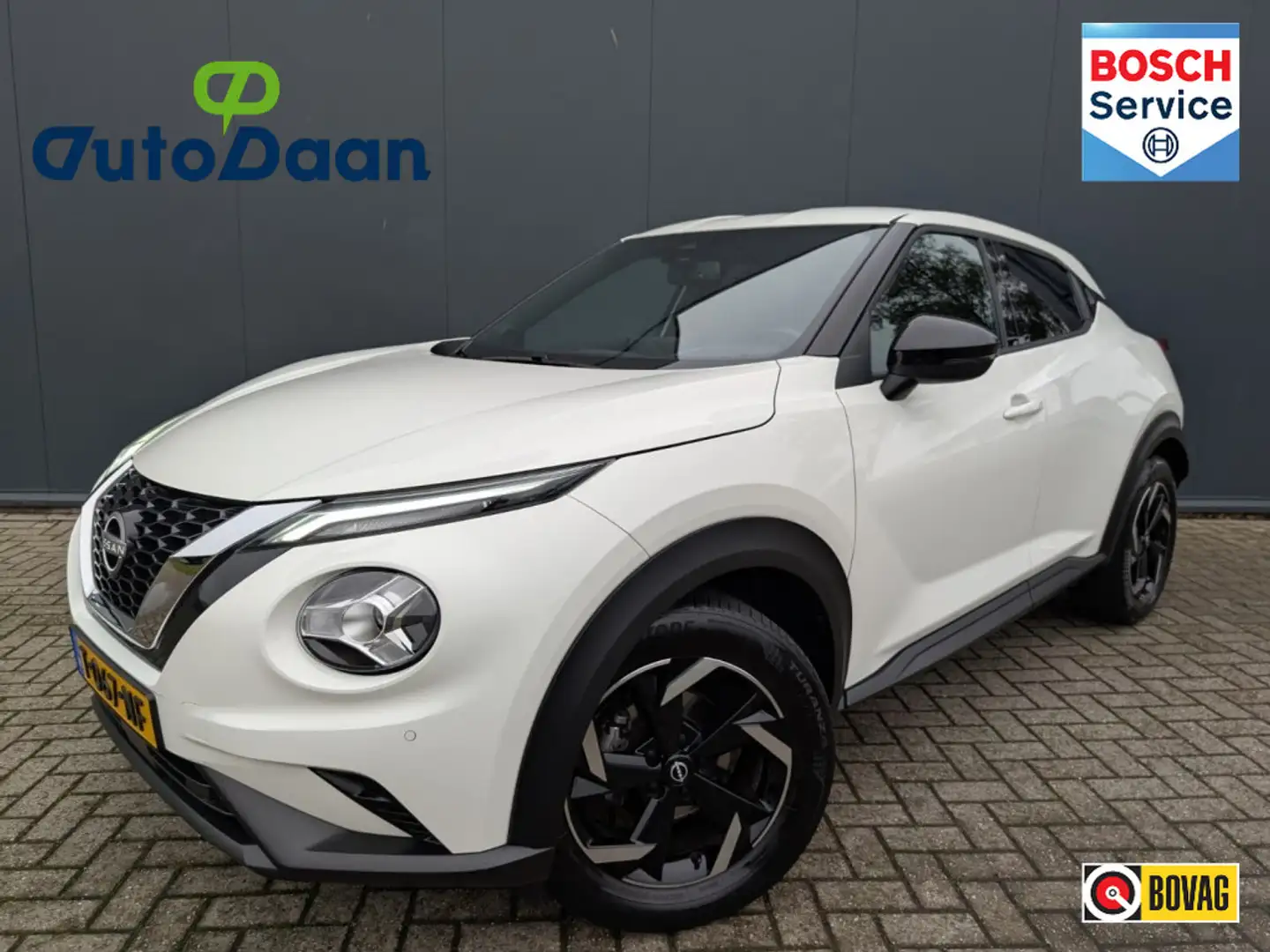 Nissan Juke 1.0 DIG-T N-Connecta | Dealer onderhouden | Apple Wit - 1