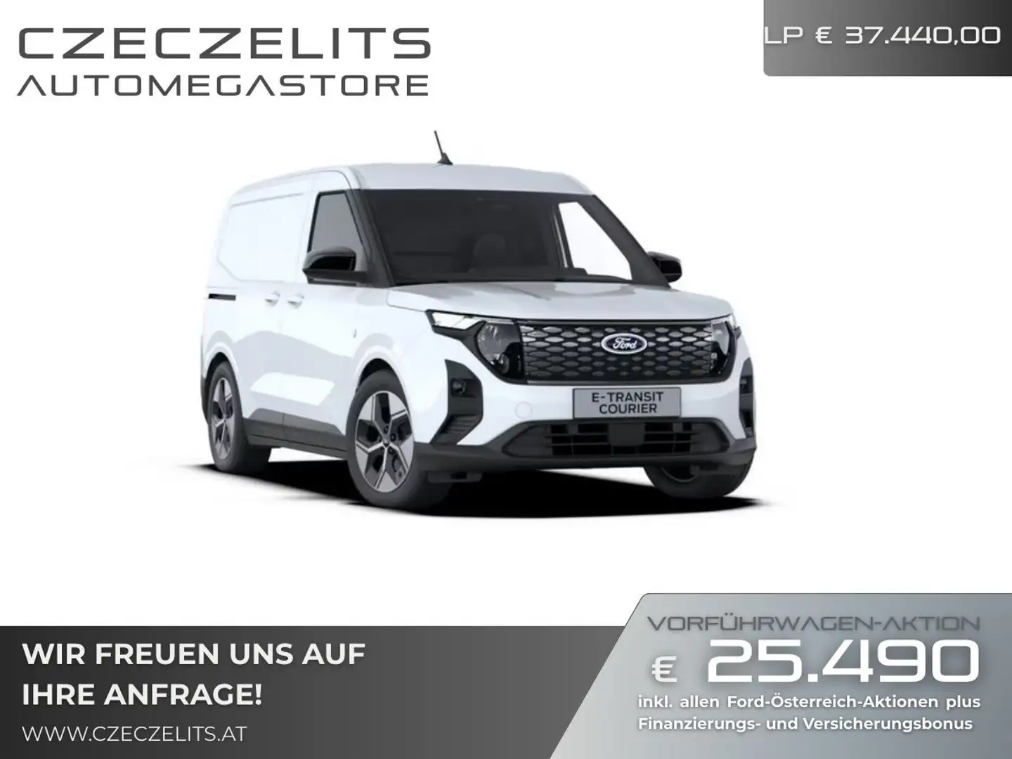 Ford Transit Courier Transit Courier Elektro 100kW Limited *Vorführw... Blanc - 1