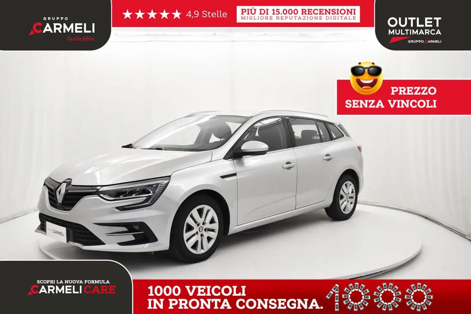 Renault Megane Sporter 1.5 blue dci Business 115cv Grigio - 1