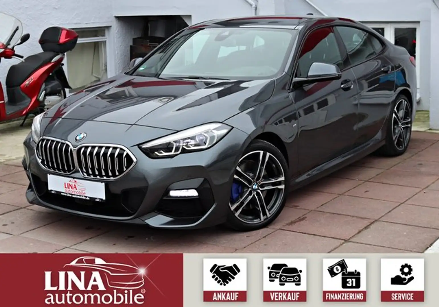 BMW 220 d Gran Coupé xDrive M-Paket 2Hd*Kamer*ACC*HUD Grau - 1