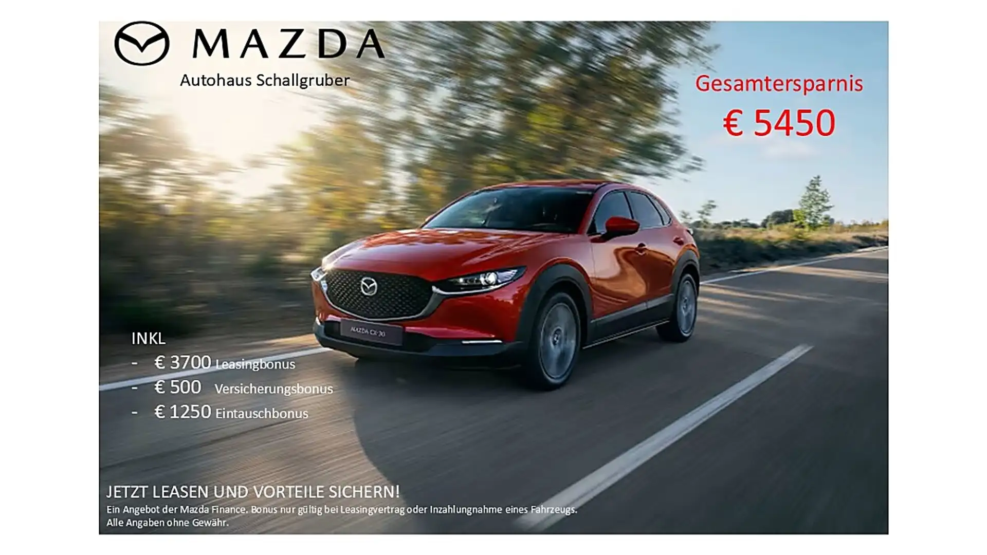 Mazda CX-30 e-Skyactive G140 Homura Rot - 1