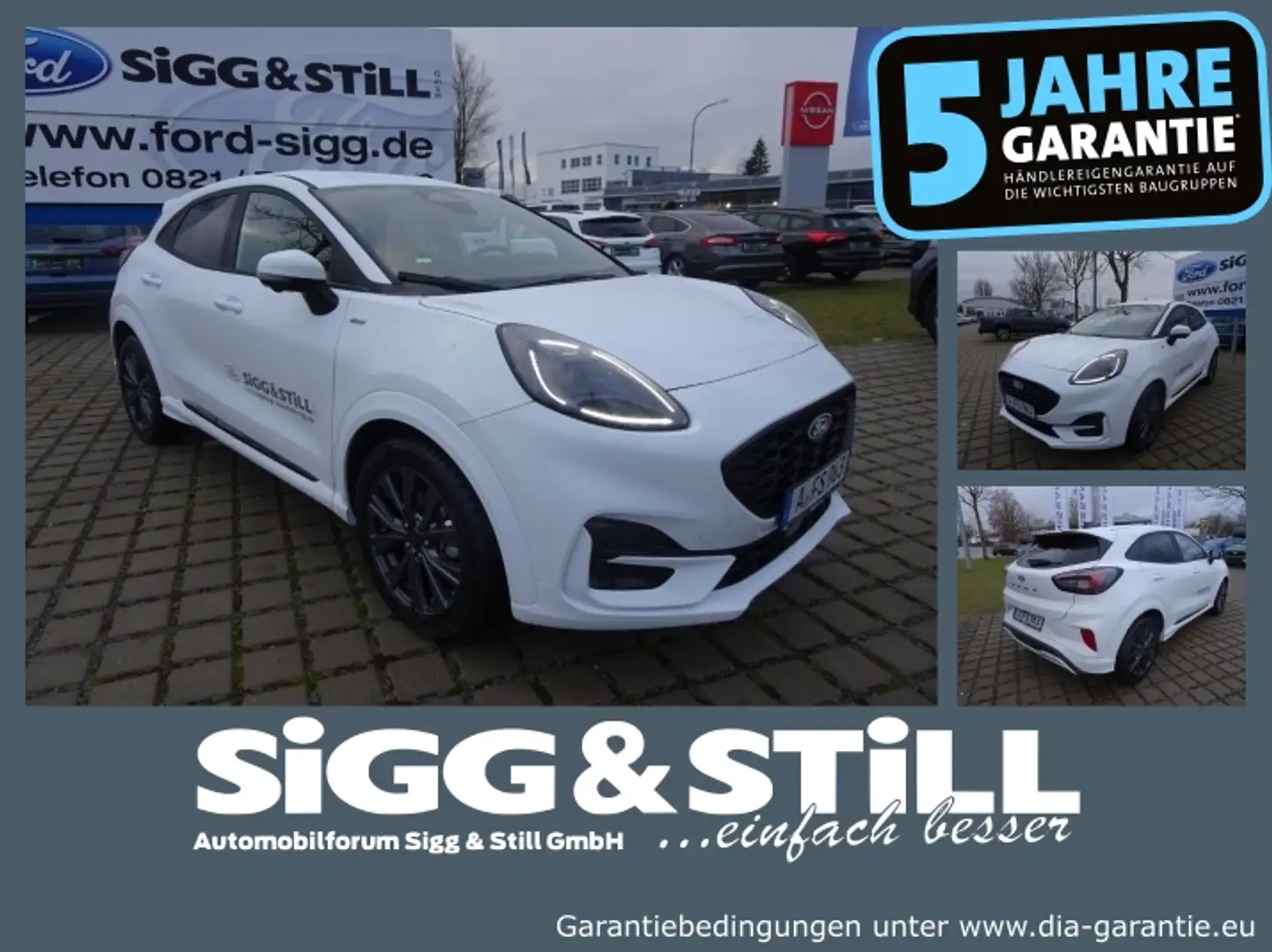 Ford Puma ST-Line X **NEUES MODELL** NAV*LED*360°*B&O Weiß - 1