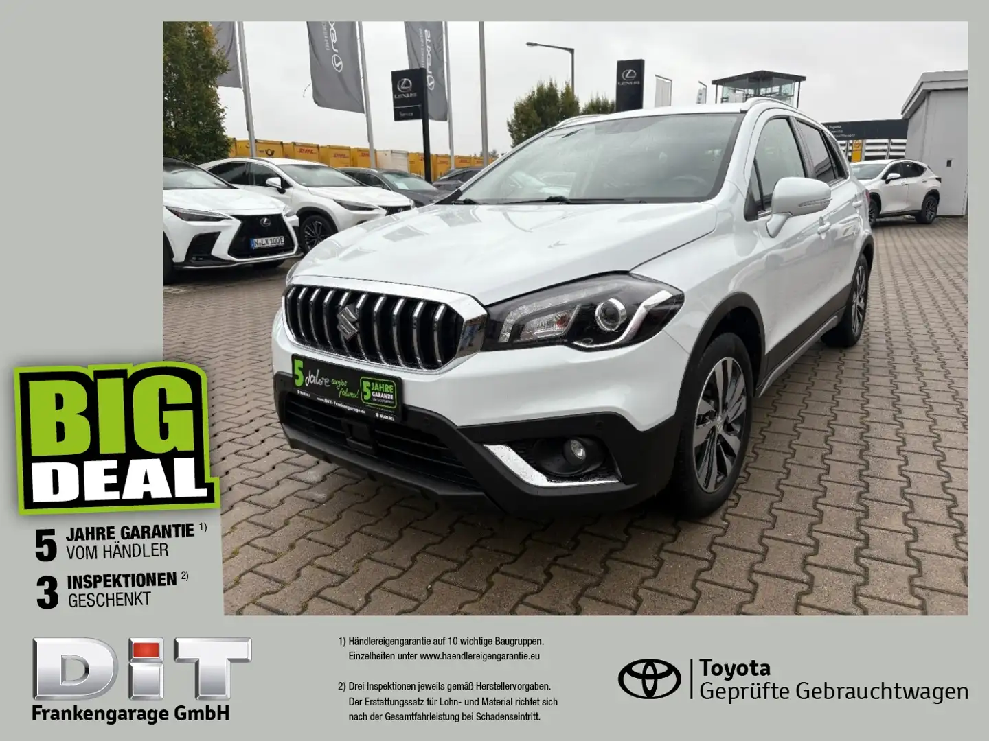 Suzuki SX4 S-Cross 1.4 DITC Comfort 4x4 LED, Navi, Kamera Weiß - 1