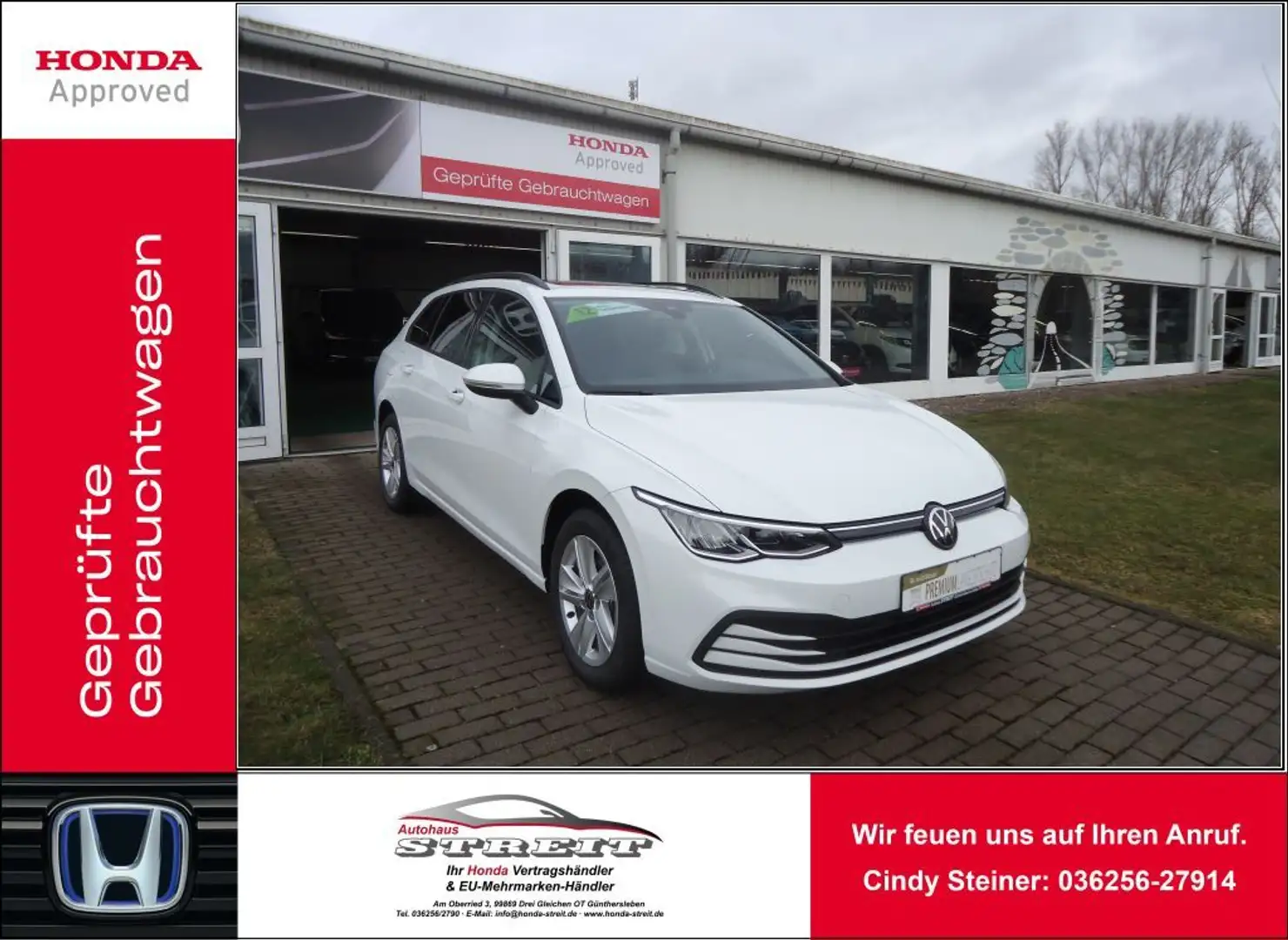 Volkswagen Golf Variant 1.5 TSI OPF Life AHK schwenkbar*Panoramadach... Blanc - 1