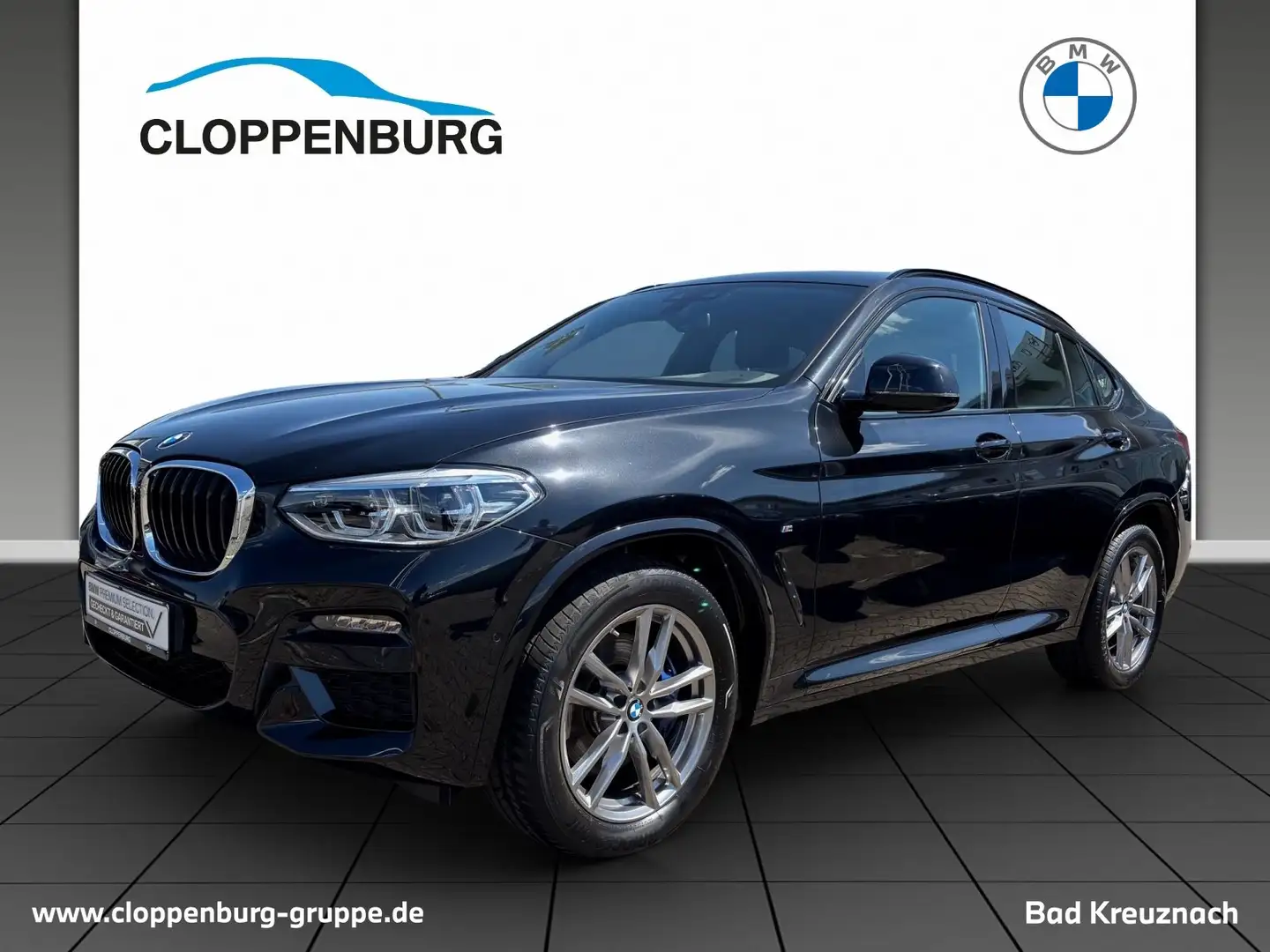 BMW X4 xDrive30d M Sport X Head-Up+AHK+Navi+SHZ+LED Schwarz - 1