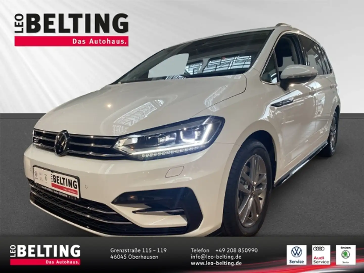 Volkswagen Touran 1.5 TSI DSG Highline R-Line Navi Kamera Keyless Blanc - 1