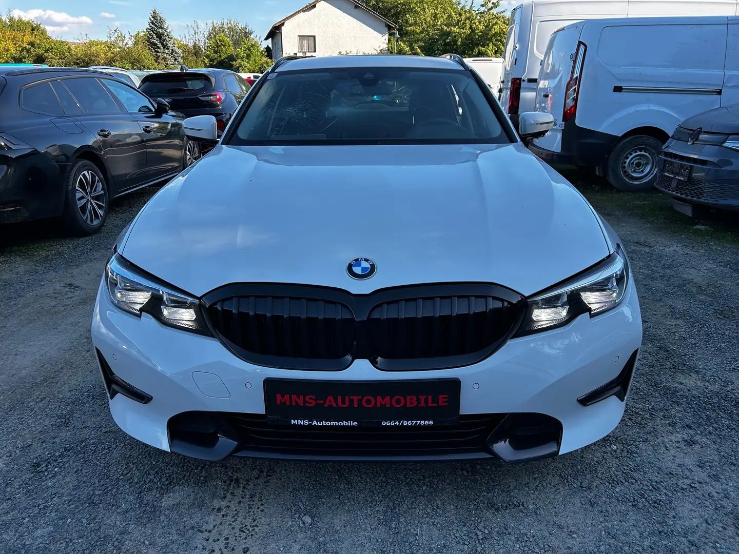 BMW 316 d 48 V Mild Hybrid Sportline Weiß - 2